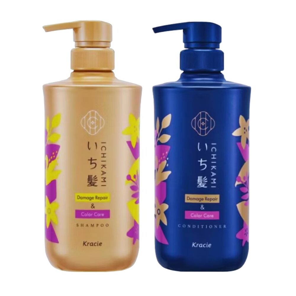 NEW Kracie Ichikami Damage Repair Shampoo & Conditioner Duo Set 480 ml